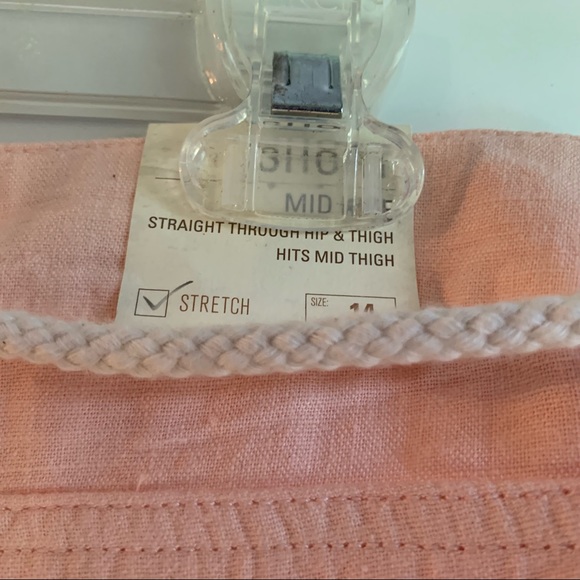 NWT Sonoma light peach shorts 14 - Picture 3 of 4